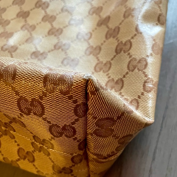 Gucci Zip Top Messenger Bag GG, Coated Canvas, Large - Picture 4 of 11